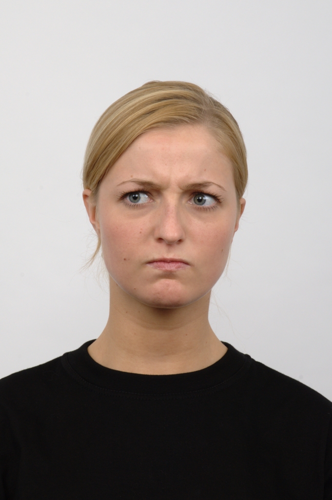 RaFD angry face, gaze left